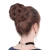 Import SHANGKE Women Chignon Hair Bun Donut Clip In Hairpiece Extensions Black/Brown/Red/grey Synthetic High Temperature Fiber Chignon from China