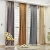 Import Shaoxing factory solid color home and hotel project blackout curtain from China