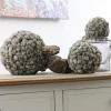 Shininglife wholesale soft plastic green ball artificial plant for home decoration