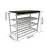 Import Shoe Rack Shoe Shelf 65cm Length 3-layer Entryway Metal Shoe Storage Organizer from China