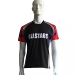 shortsleeve  custom sublimated round v neck o cheap mens  new design  heat printing tshirts  blank wholesale OEM ODM soccer top