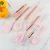 Import Silicone Cooking Utensils Kitchen Utensil Set Tools Turner Tongs Spatula Spoon Silicone Spatula Set With Rose Gold Handle from China