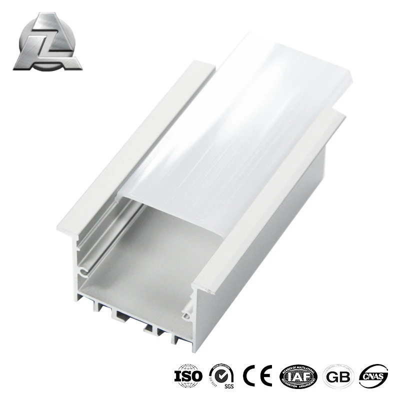 Silver 35mm wall housing diffuser track channels aluminium profile led strip light