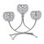 Import Silver Premium Top Quality Metal Candle Holder Stand Parties Decoration Luxurious Candle Stand In Customized Design Finished from China