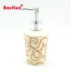 Simple pattern 4pc bathroom sanitary ware home decoration accessories bath set