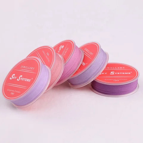 SKY T8 Nylon Cord 0.85mm 301#~400#Color  Matte Jewelry Cord Jewelry Accessories Bracelet and Necklace Material 468Colors