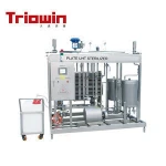 Small passteurized dairy mini milk/yogurt cheese/ice cream plate htst pasteurizer and homogenizer machine for flavored milk