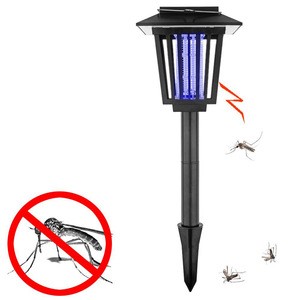 Smart Home Solar Mosquito LED Lamp Outdoor Home Garden Grass Lawn Buried Lamp Mosquito Killer Lamp Light Mosquito Zapper