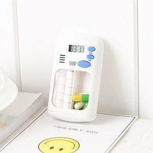Smart Portable pill reminder with alarm pill holder timer