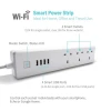 Smart Wifi Power Strip Extension Socket With Usb Port White Sockets Extension