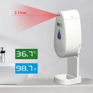 Soap Dispenser With Thermometer Detector Soap Dispenser With Temperature Measurement