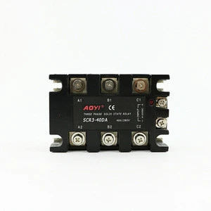 Solid state relay,SSR,3 phase solid state relay SCR3-DA