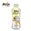 Soya Milk with Basil seed Plastic bottle 300ml MUSA Brand