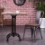 Import (SP-MC035) French marais cafe industrial metal chair from China