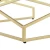 Import Spike marble coffee table / Luxury brass coffee table from China