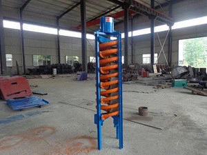 spiral concentrator, spiral chute to beneficiation fine size particle mineral
