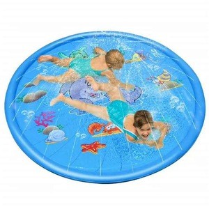 Sprinkler for Kids Splash Pad 68&quot; Kiddie Water Play Mat Toys