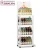 Import Square Tubes Retail Store Wood Floor Storage Cabinet Honey Display Stand from China