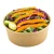 Import SR Wholesale Custom Restaurant 48oz disposable Kraft salad paper bowls from China