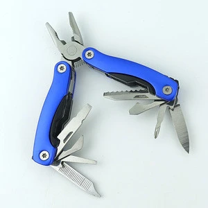 Stainless steel aluminum oxidation multitool needle nose plier fishing pliers with color aluminum handle