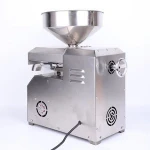 stainless steel cold and hot press small mini coconut olive peanut sunflower seed chia seed sesame walnut flax oil press
