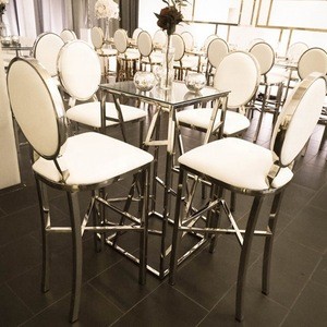 Stainless Steel Events and Wedding Cocktail Table