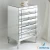 Import stainless steel legs curved mirrored dining room used chest of drawers from China