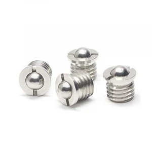 Stainless Steel Press Fit Positioning Bead Ball Screw Flange Type Flanged Spring Ball Plunger