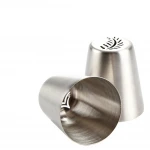 Stainless Steel Russian Piping Tips for Cupcake Cake Decorating, Pastry Baking Tools, Stainless Steel Tip Set