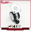 Standard design hospital bed caster wheel,shopping mall trolley caster wheels with brake pedal