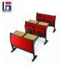 Standard size of school chair and desk for university classroom furniture