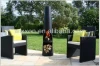 Steel chimenea with high temprature painted