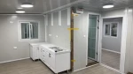 Steel Exterior wall interior effect bedroom with bathroom 20ft 40ft foldable expandable portable modular container house