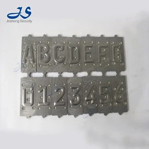 Steel Moulds for license plate number plate car plate