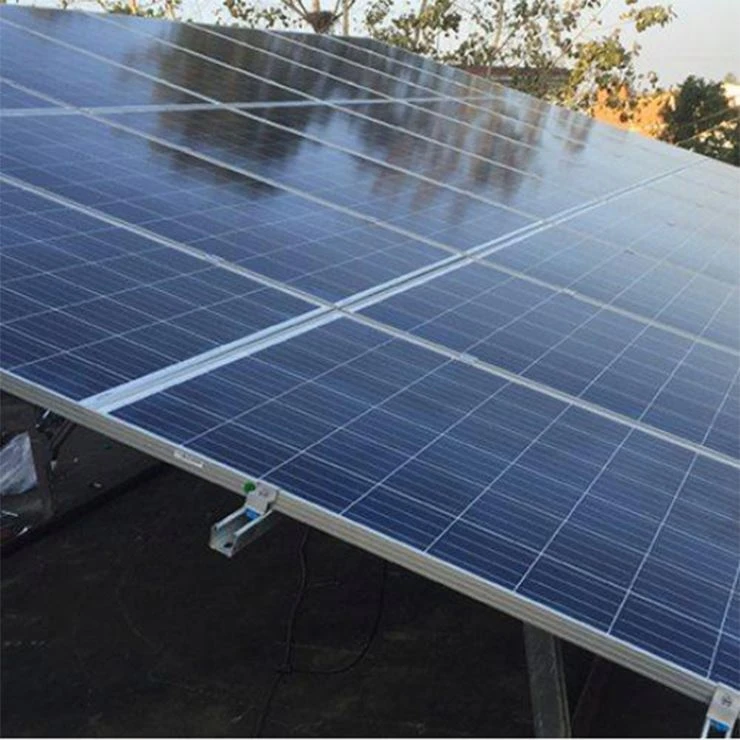 Steel Solar Structure panel flat mounting ballast roof solar support Flat Roof Mount System
