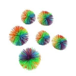 Stretchy Balls Squishy Toys Stress Sensory Toys Set Bouncy Monkey Stringy Balls Games for Kids Children Adults Office and Home