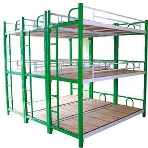 Student three  layer metal bed for children
