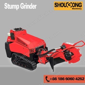Stump grinder with diesel engine