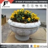 Stylish Carving Granite Pots& Large Planters For Modern Garden