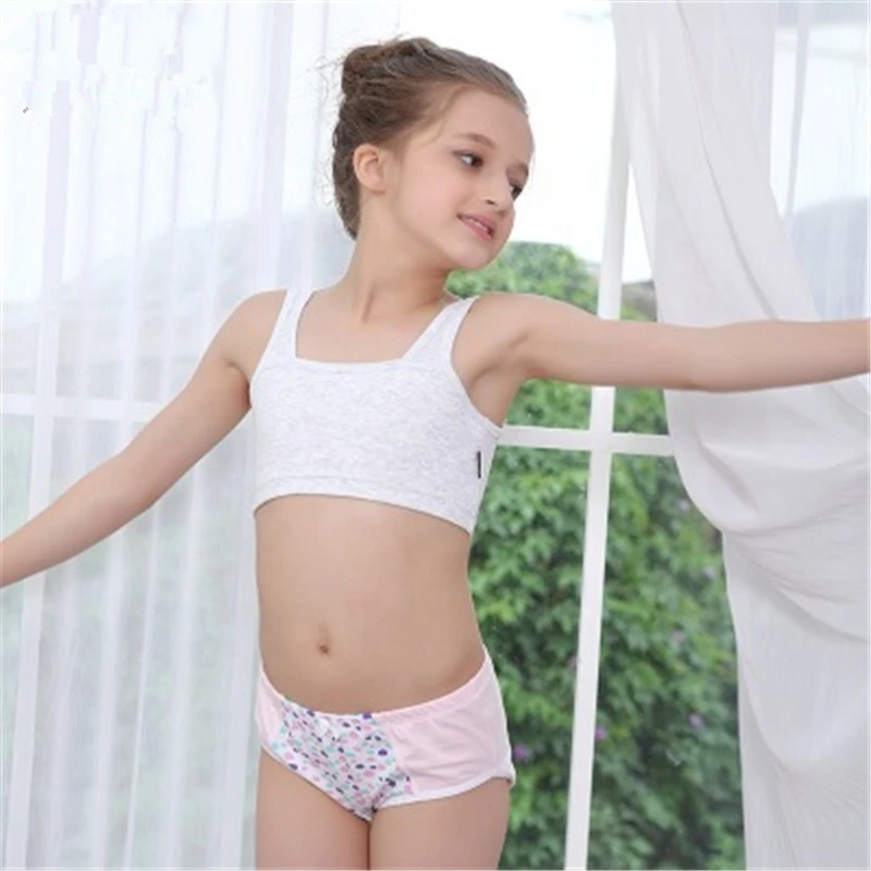 Teenager Girls Underwear Tops Crop Teens For Girls Cotton Young