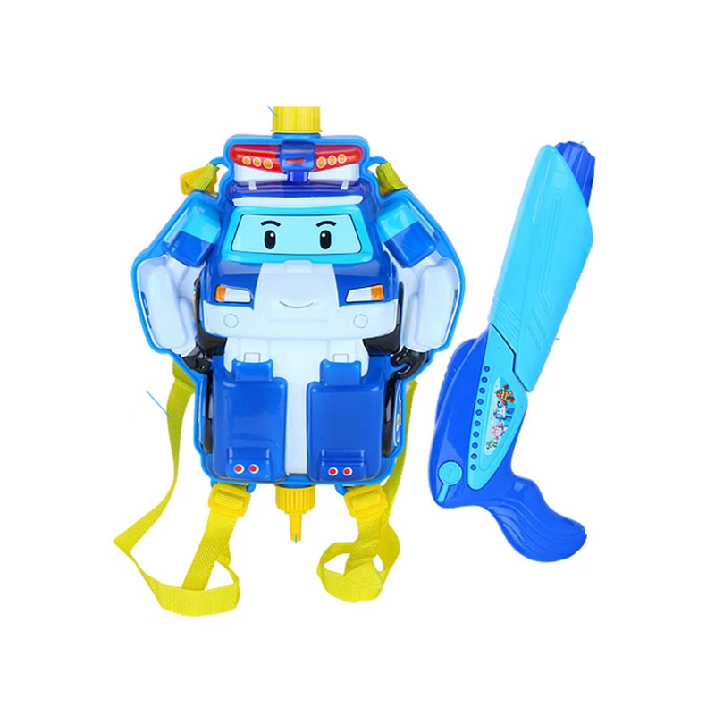 Summer Outdoor Big Capacity Water Shooter Game Pelly Rescue Team Backpack Water Gun Toy