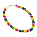 Summer Trendy Puka Chip Shell Necklace 4-5 mm Bleach Coco Beads Custom Boho Necklace Jewelry