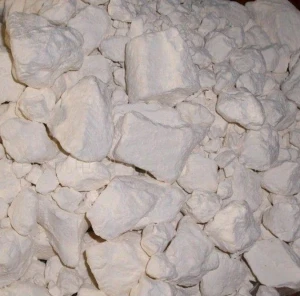 Super Quality kaolin clay lumps for ceramic with 25kg bags