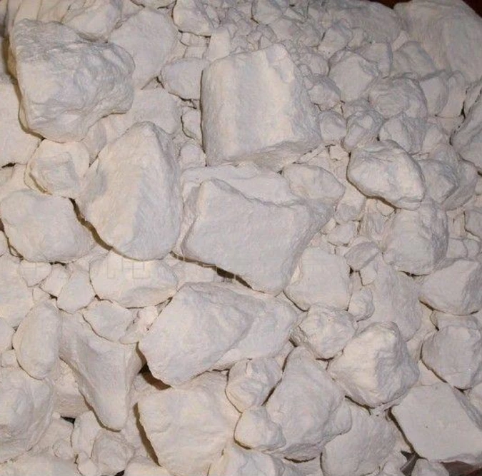 Super Quality kaolin clay lumps for ceramic with 25kg bags
