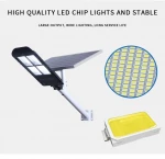 Superavo Ip65 Aluminum Solar Led Street Light 50w 100w 150w 200w Solar Street Light with Remote Control Lithium Battery