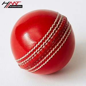 Supreme quality customize Color Leather Cricket Ball