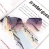 Sutor  2021 new trendy UV400 fashion oversized square women  shield sunglasses,The popular style on the market