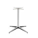 Table base dining table set custom metal tube round table base with aluminum leg