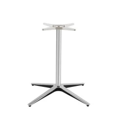 Table base dining table set custom metal tube round table base with aluminum leg
