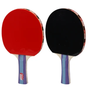 Table tennis racket set with 2 rackets and 1 table tennis ball